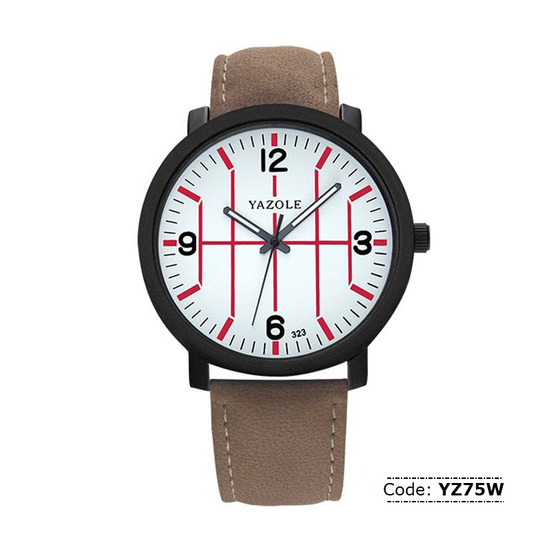 YZ75W Yazole Big dial Student Watch