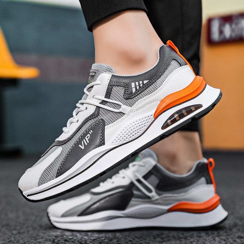 Z1015 Summer Men's Mesh Breathable Skate Shoes: Trendy Lightweight Sneakers