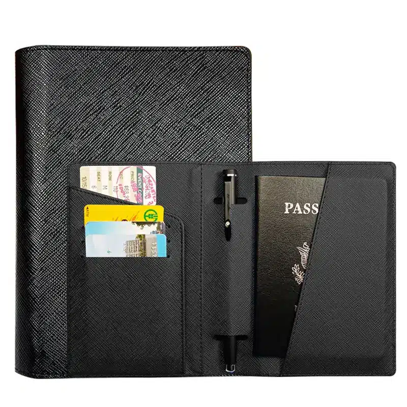 R1025 ORAS Genuine Leather Travel Passport Holder