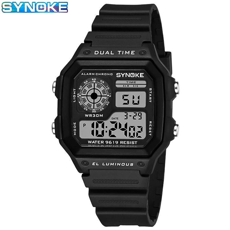 K1074 SYNOKE Waterproof Digital Sports Watch for Men