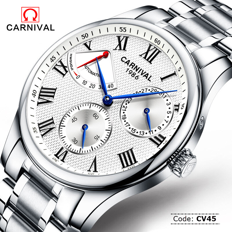 CV45 8773G Carnival Automatic Mechanical Watch Men
