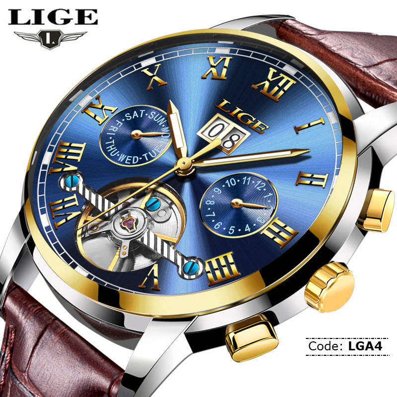 LGA4 Lige Automatic Watch for Men