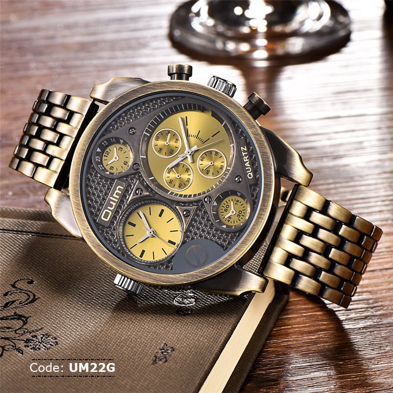 UM22G Oulm Large Dial Watch for Men