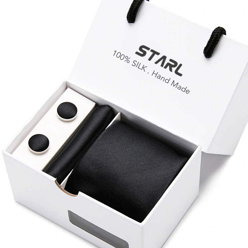 TY24 STARL 100% Silk Tie Hanky Cufflinks Sets