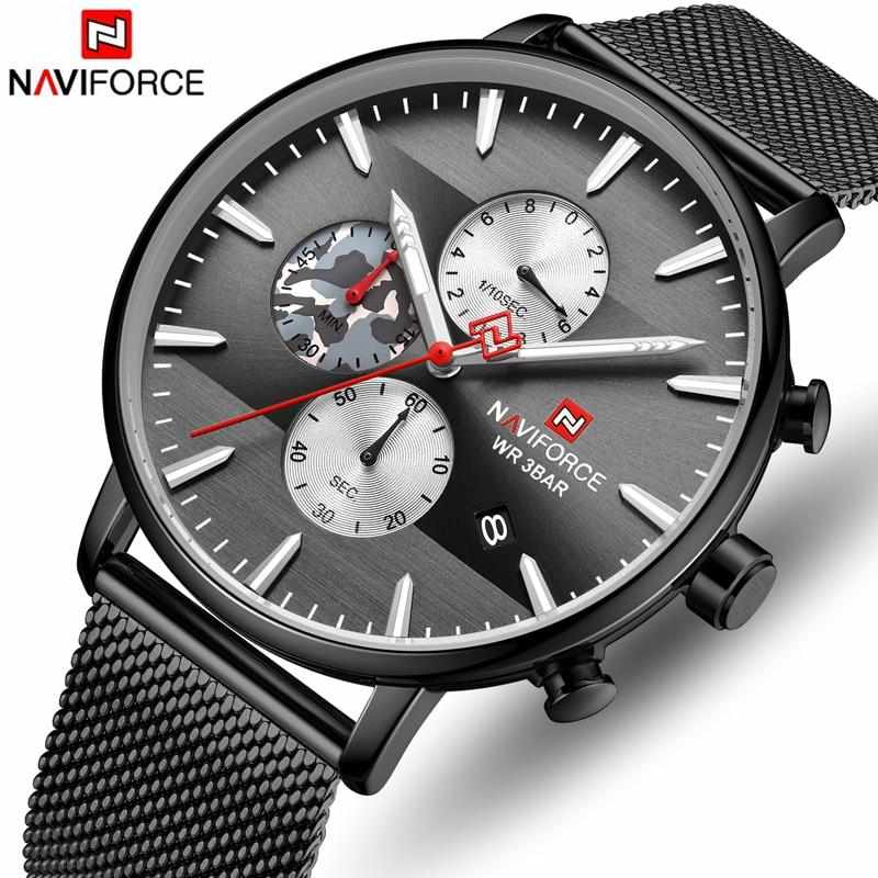 NV114 NAVIFORCE 9169 Luxury Chronograph Wristwatch