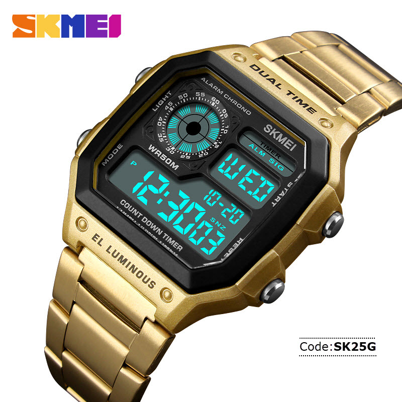SK25G SKMEI Waterproof Digital Watch for Men