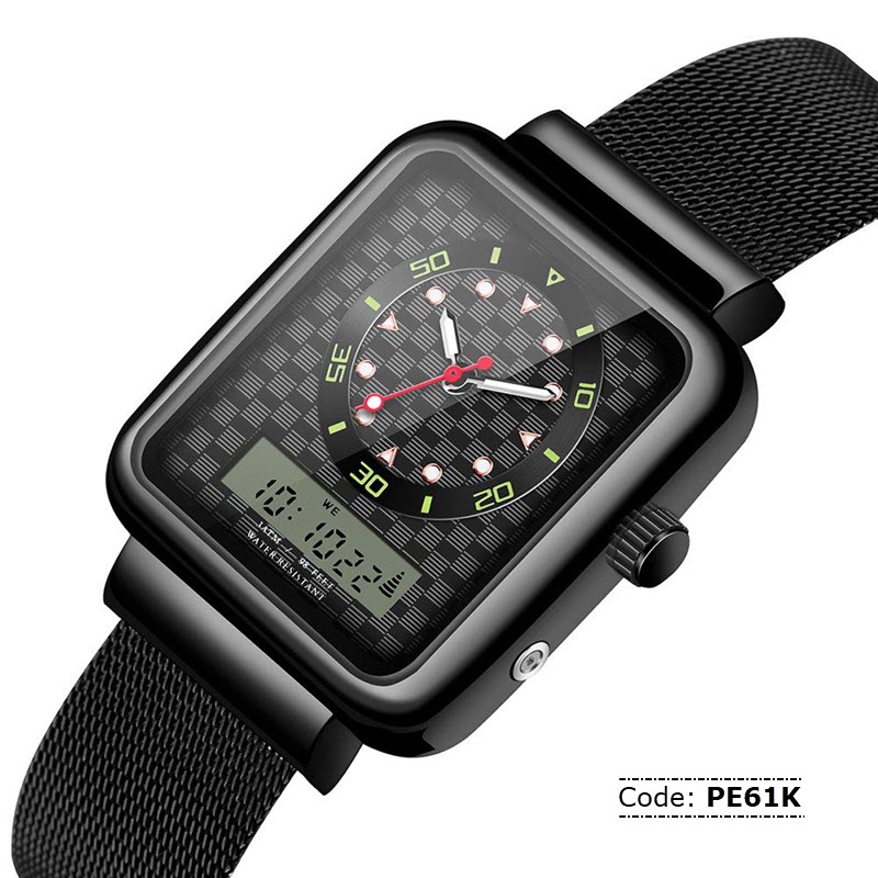 PE61K SENORS SN146 Dual Display Watch for Men