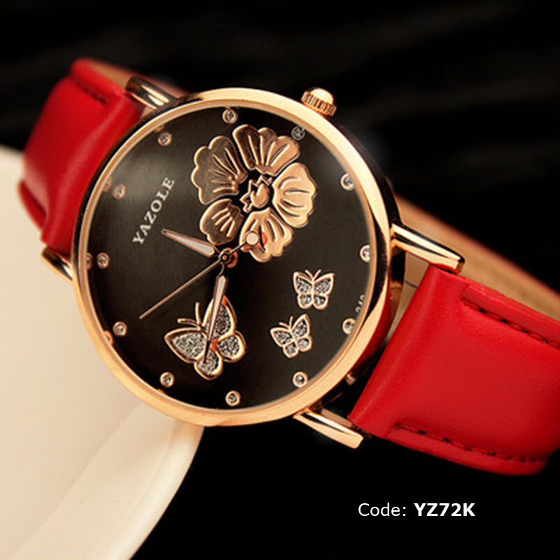 YZ72K Yazole Butterfly Fashion Women Watch
