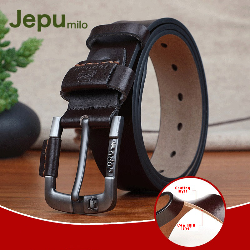 B124 Jepu Milo Genuine Leather Belt for Men