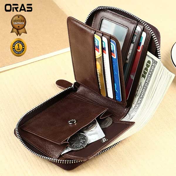 RA41C ORAS Genuine Leather Wallet for Men