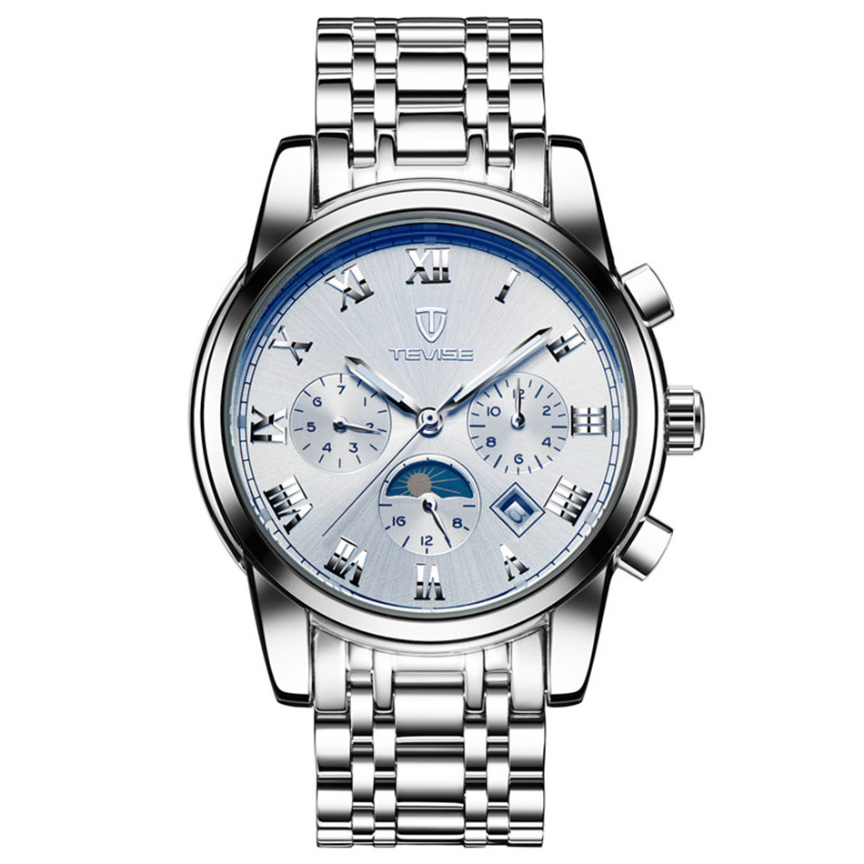 TM2 Tevise Automatic Watch with Moon Phase
