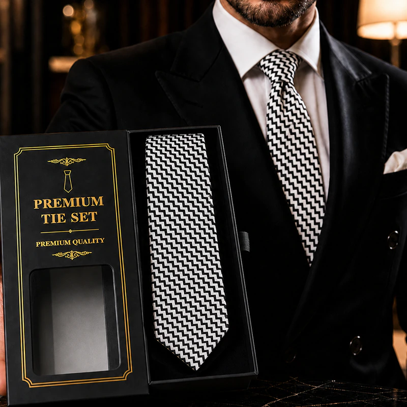 TY41 Premium Quality Black &amp; White Pattern