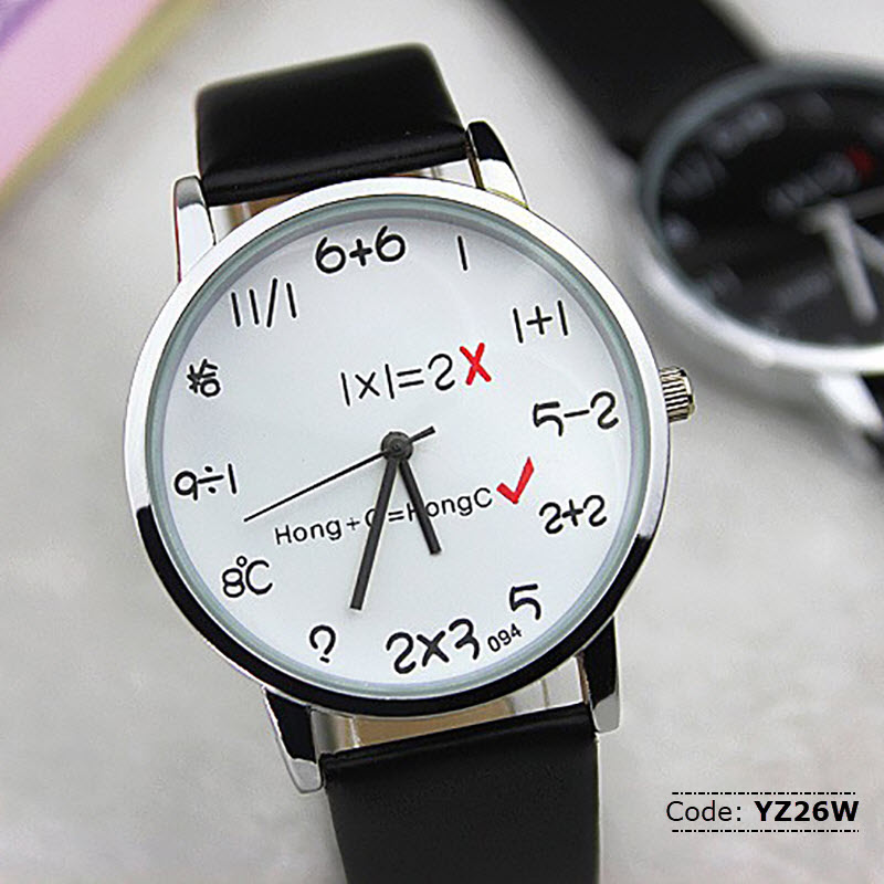 YZ26W YAZOLE Math Watch for Men