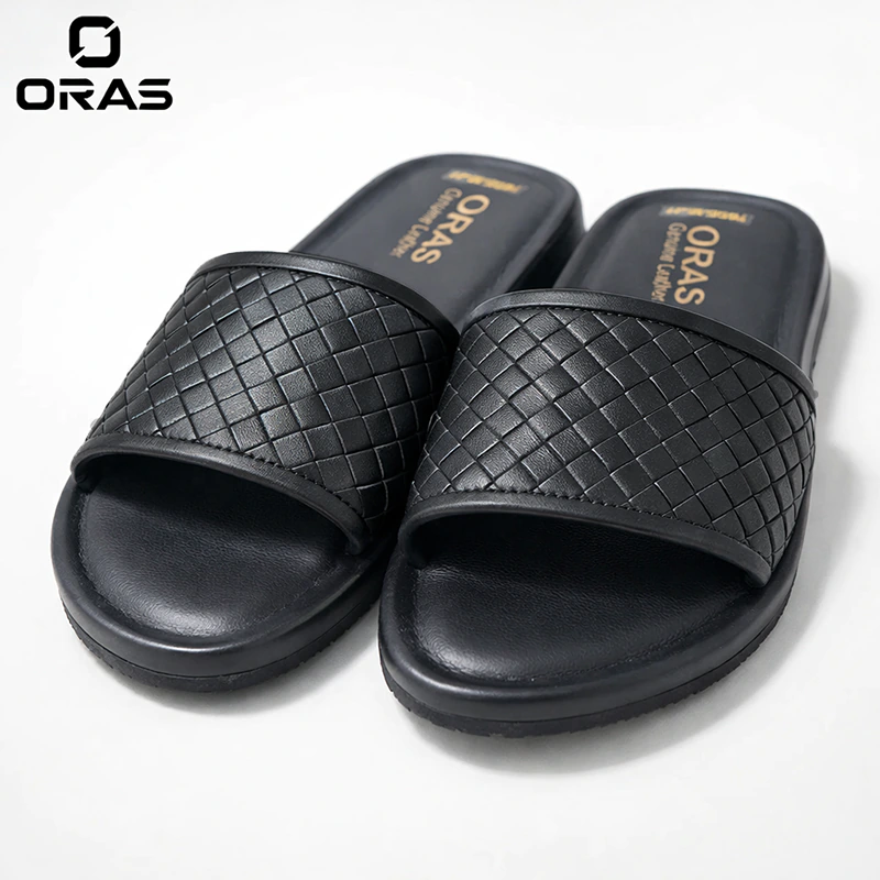 Z3009 ORAS Handmade Genuine Leather Premium Slipper