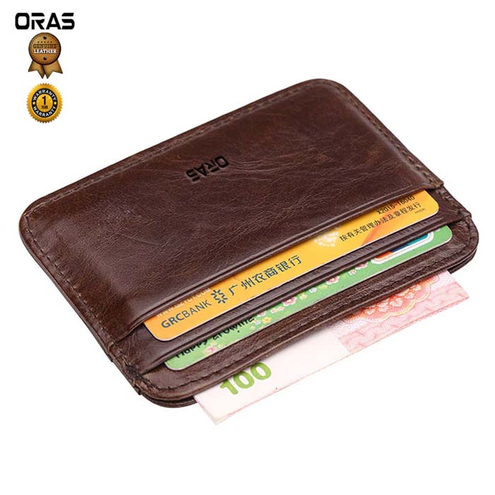 RA59C ORAS Genuine Leather Card Holder