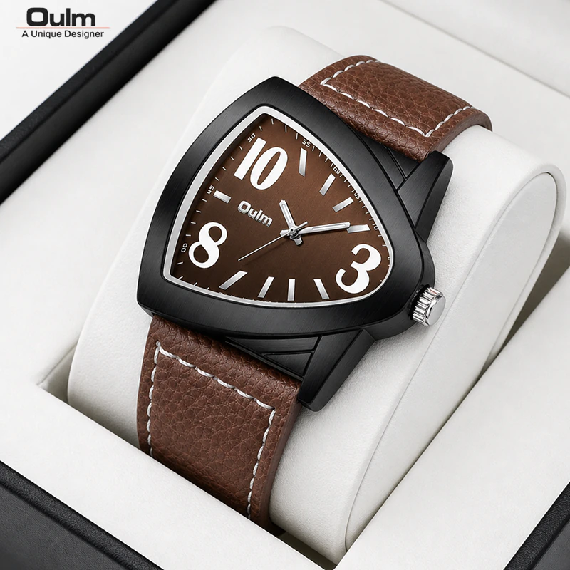 UM33 Oulm Big Dial Unique Triangle Watch