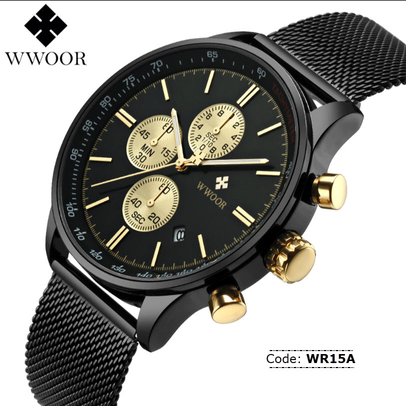 WR15A WWOOR 8862 Chronograph Watch for Men