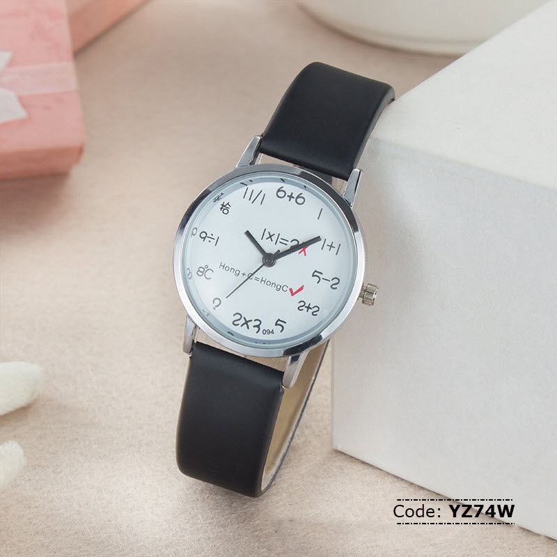 YZ74W YAZOLE Math Watch for Women