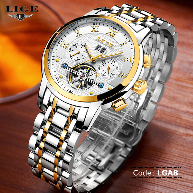 LGA8 Lige  9841 Automatic Watch