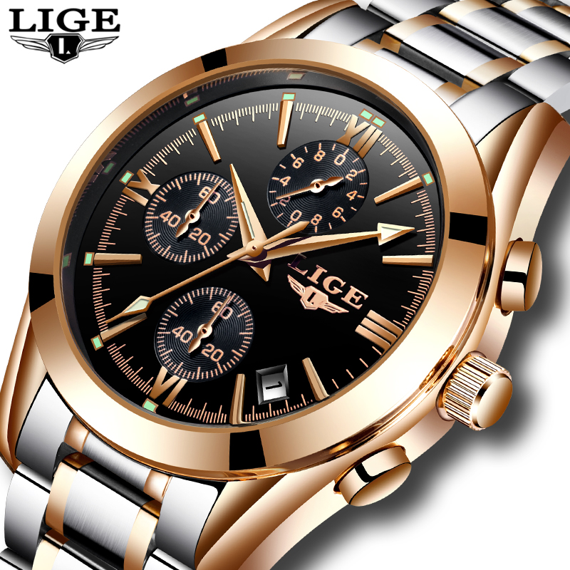 LG37K Lige Chronograph Watch