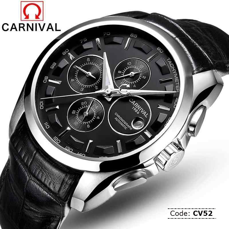 CV52 Carnival 8659 Luxury Mens Automatic Mechanical Watch