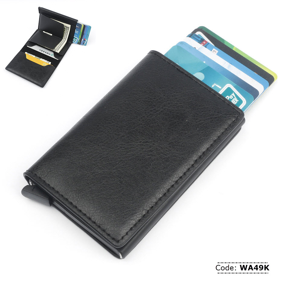 WA49K Slim Aluminum Credit Card Holder Wallet