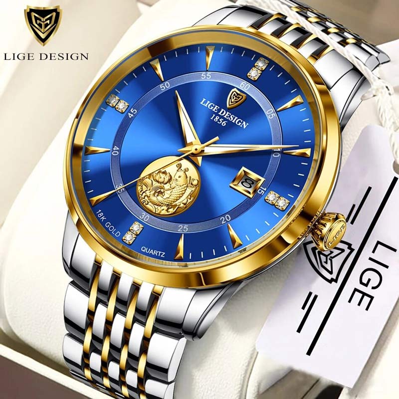 LE116 LIGE Luxury Fashion Watch for Men