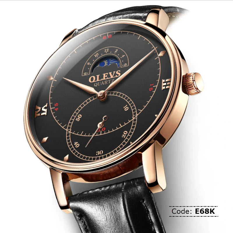 E68K OLEVS 5874 Sub Second Dial Watch