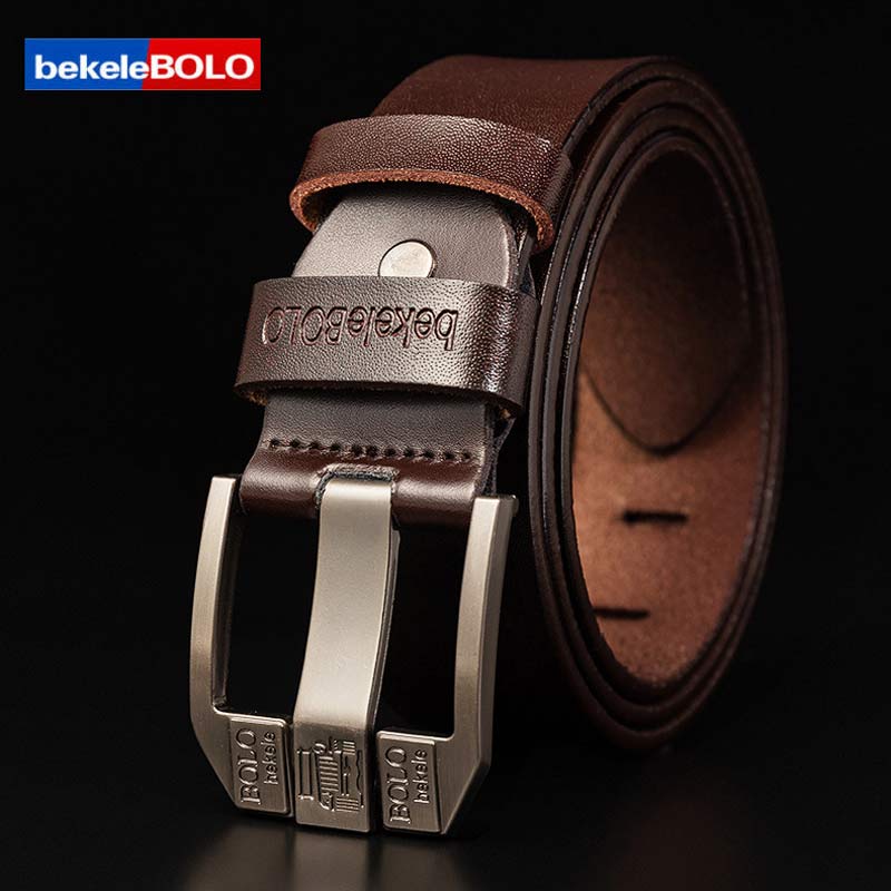 B522 BEKELEBOLO Luxury High-quality Genuine Leather Men's Belt