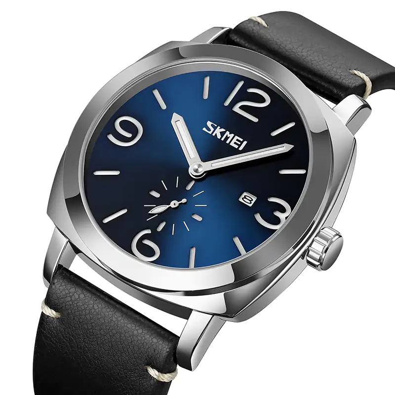 SK78E SKMEI 9305 Leather Strap Watch