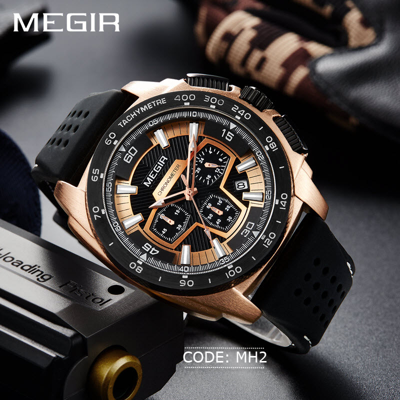 MH2 MEGIR Army Military Chronograph Watch