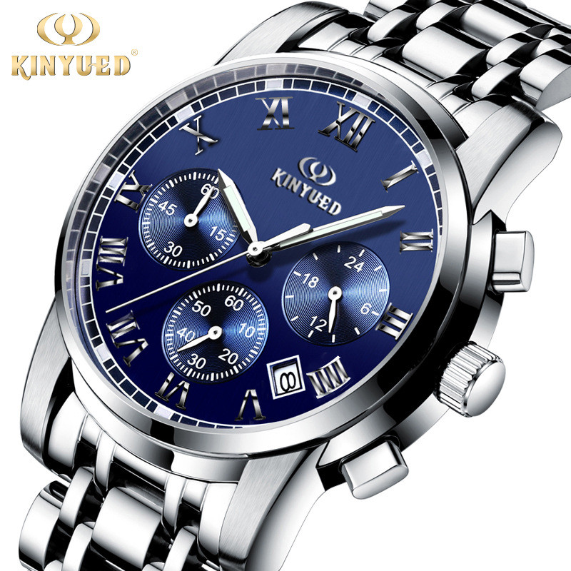 KY21E KINYUED Blue Chronograph