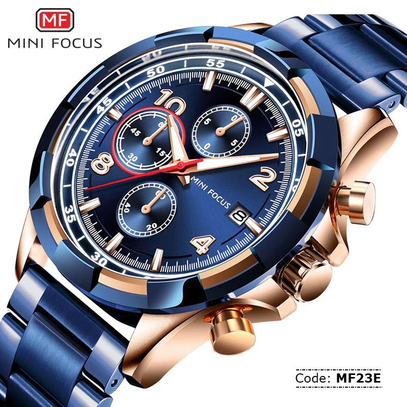 MF23E MINI FOCUS MF0198G Luxury Sports Chronograph
