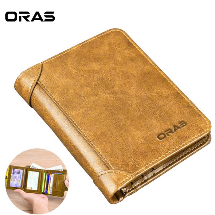 RA17B ORAS Genuine Leather Wallet for Men