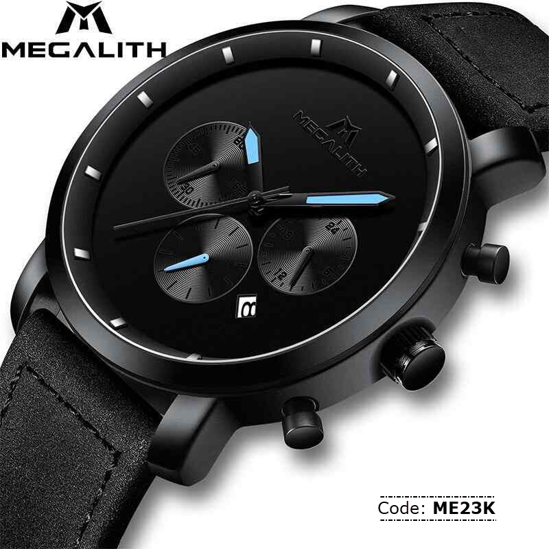 ME23K MEGALITH 8021 Luxury Fashion Chronograph Watch