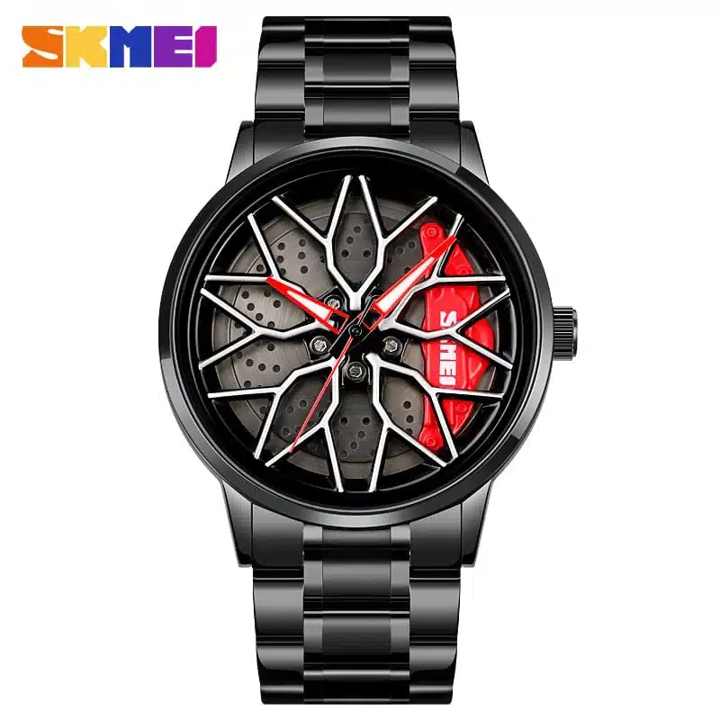 SK87 SKMEI 2191 Rotation Wheel Creative Fashion Watch For Men