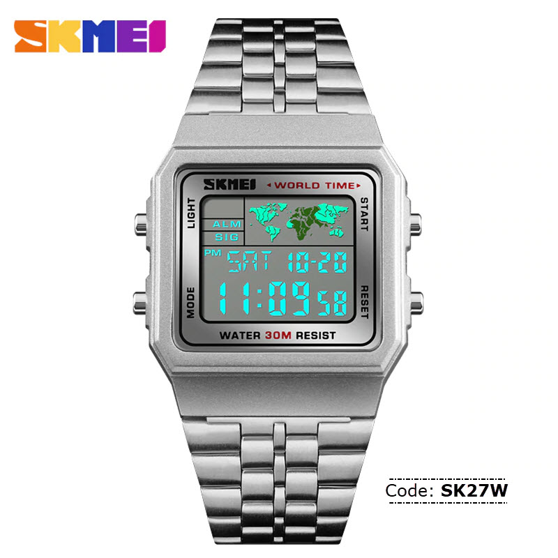 SK27W SKMEI 1338 Causal Digital Watch for Men