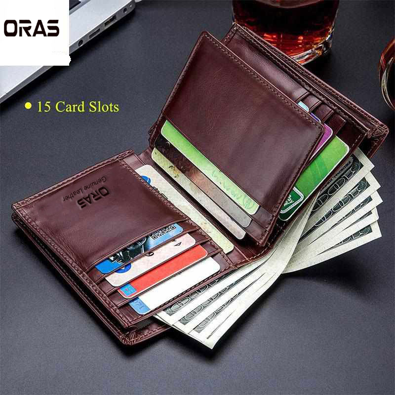 RA15A ORAS Genuine Leather Wallet for Men