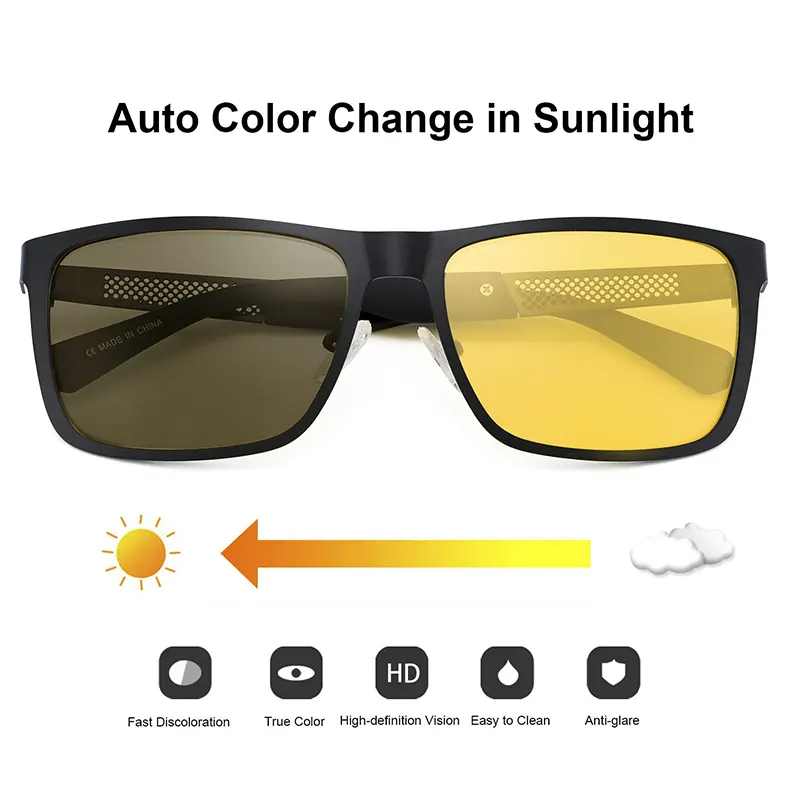 A142 STARL Photochromic Night Vision Driving Sunglass