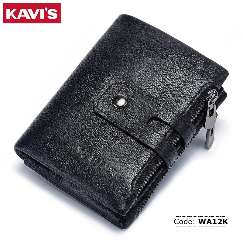 WA12K KAVIS Genuine Leather Wallet