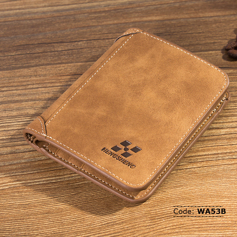WA53 HENGSHENG 3 Fold Fashion Wallet for Men