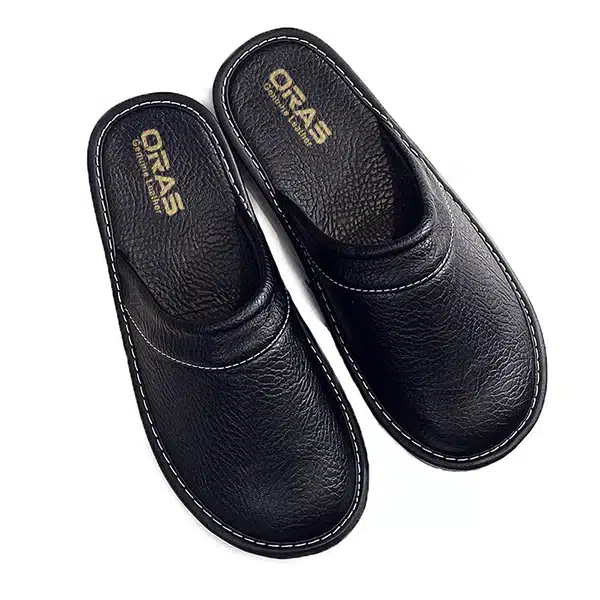 Z3015 ORAS Genuine Leather Slippers Shoes For Men