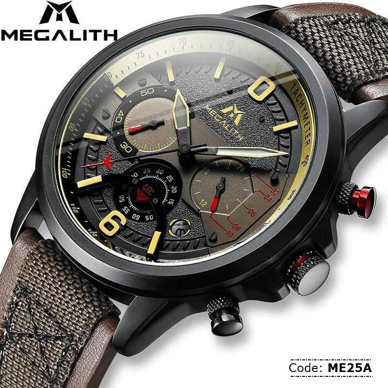 ME25A MEGALITH 8083 Fashion Chronograph Watch