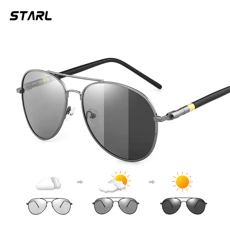 A337 STARL Color Changing Photochromic Polarized Sunglass