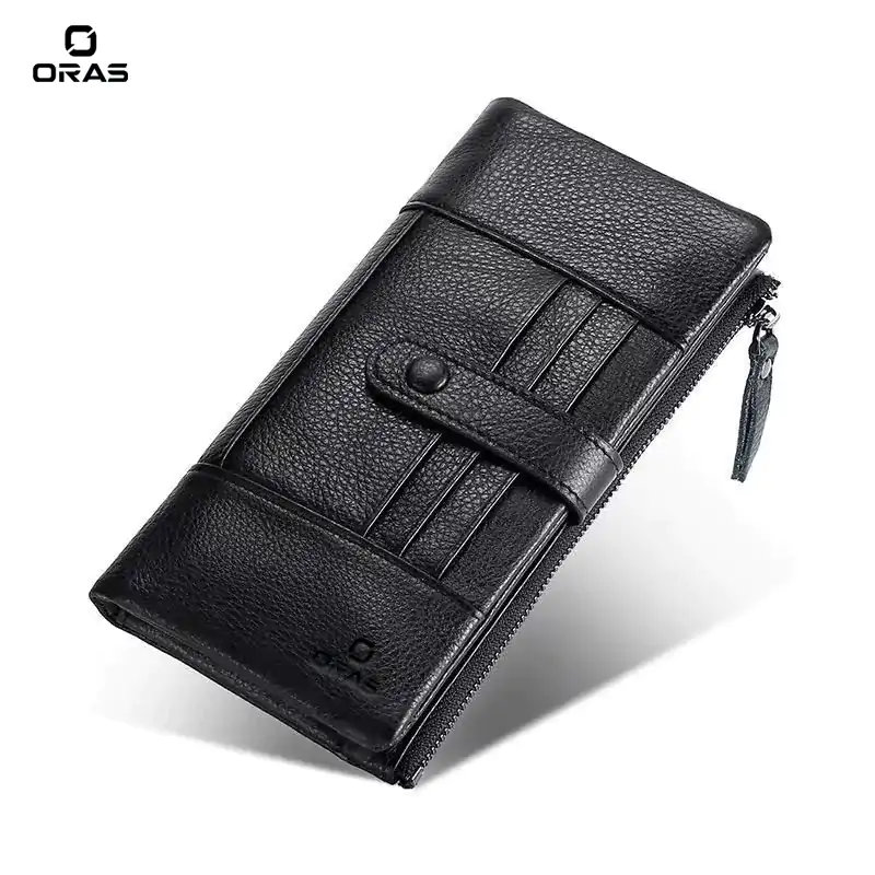 R1001 ORAS Genuine Leather Long Hand Wallet