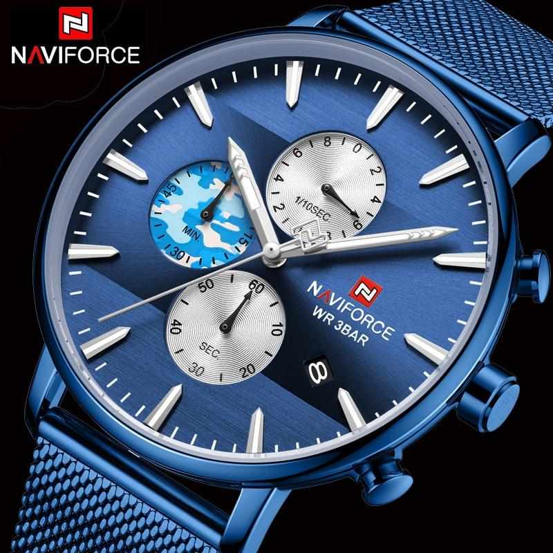 NV115 NAVIFORCE 9169 Luxury Chronograph Wristwatch