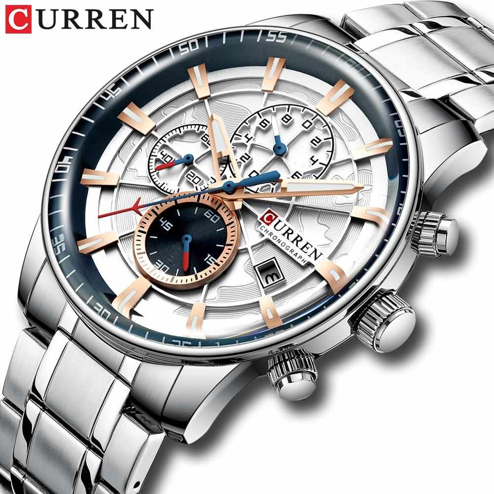 CR27W CURREN C-8362 Chronograph Sports Watch For Men