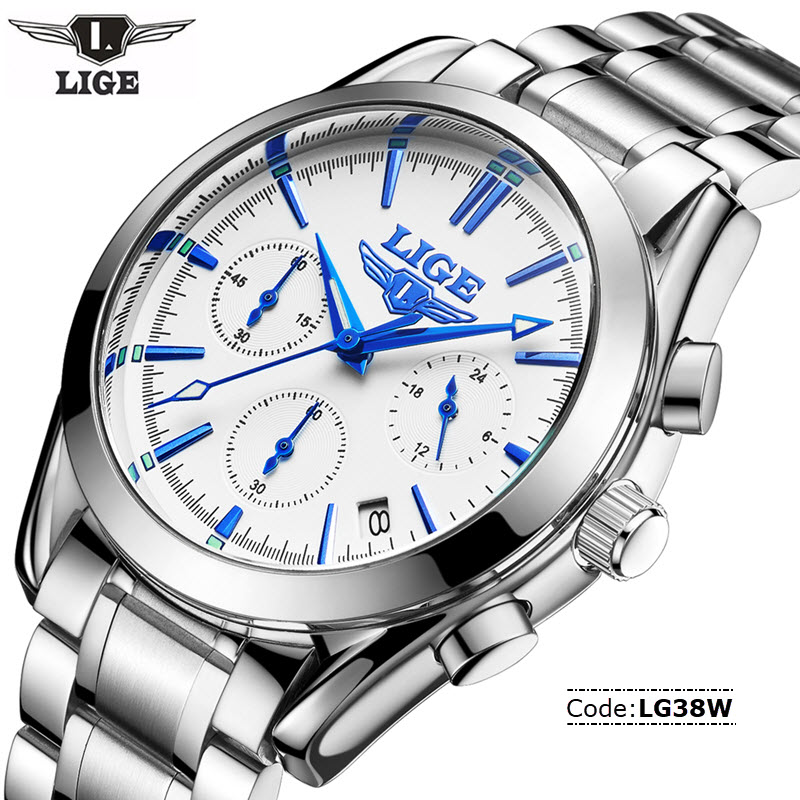 LG38W Lige Chronograph Watch