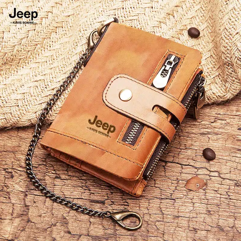 WA85N JEEP Genuine Leather Wallet