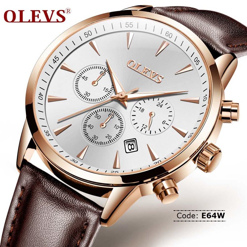 E64W Olevs Chronograph Watch for Men